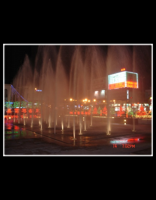 台南火車站前廣場-水景  