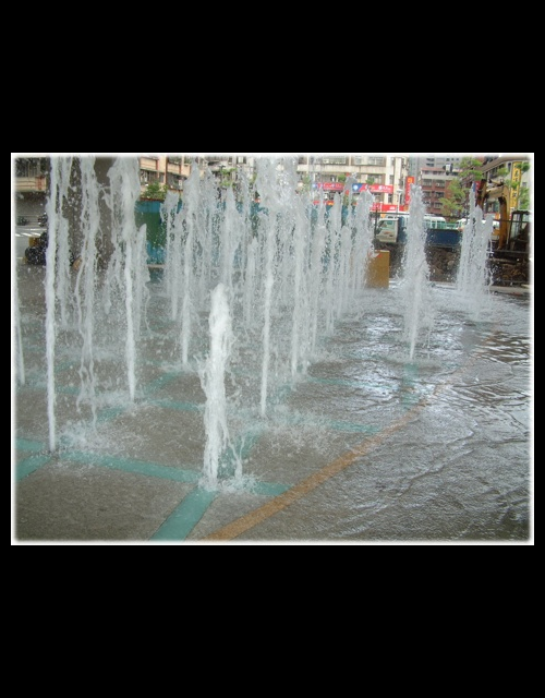 汐止車站前廣場-水景  