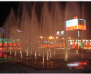 台南火車站前廣場-水景  